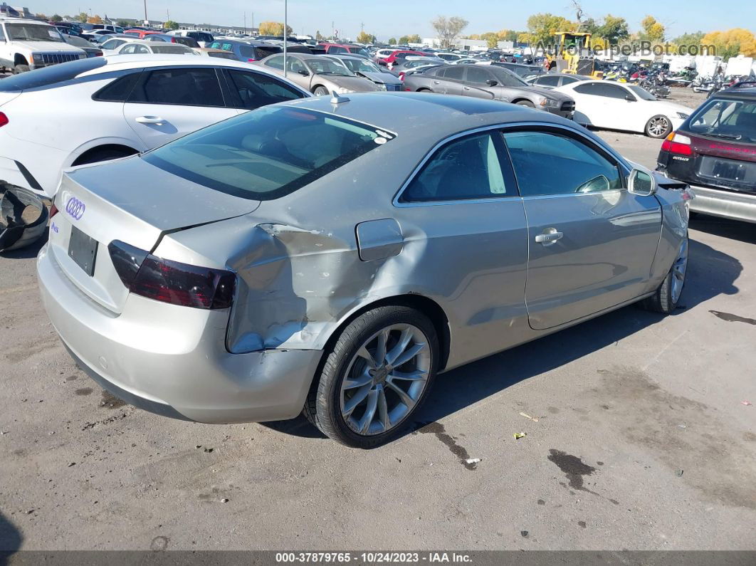 2014 Audi A5 2.0t Premium Silver vin: WAURFAFR0EA014626