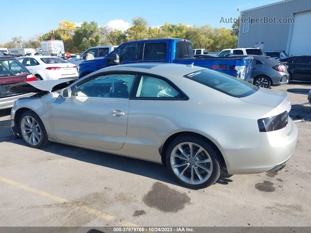 2014 Audi A5 2.0t Premium Silver vin: WAURFAFR0EA014626