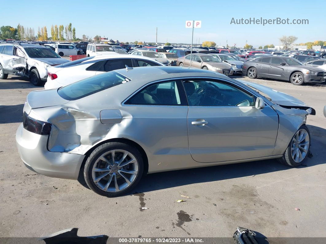 2014 Audi A5 2.0t Premium Серебряный vin: WAURFAFR0EA014626