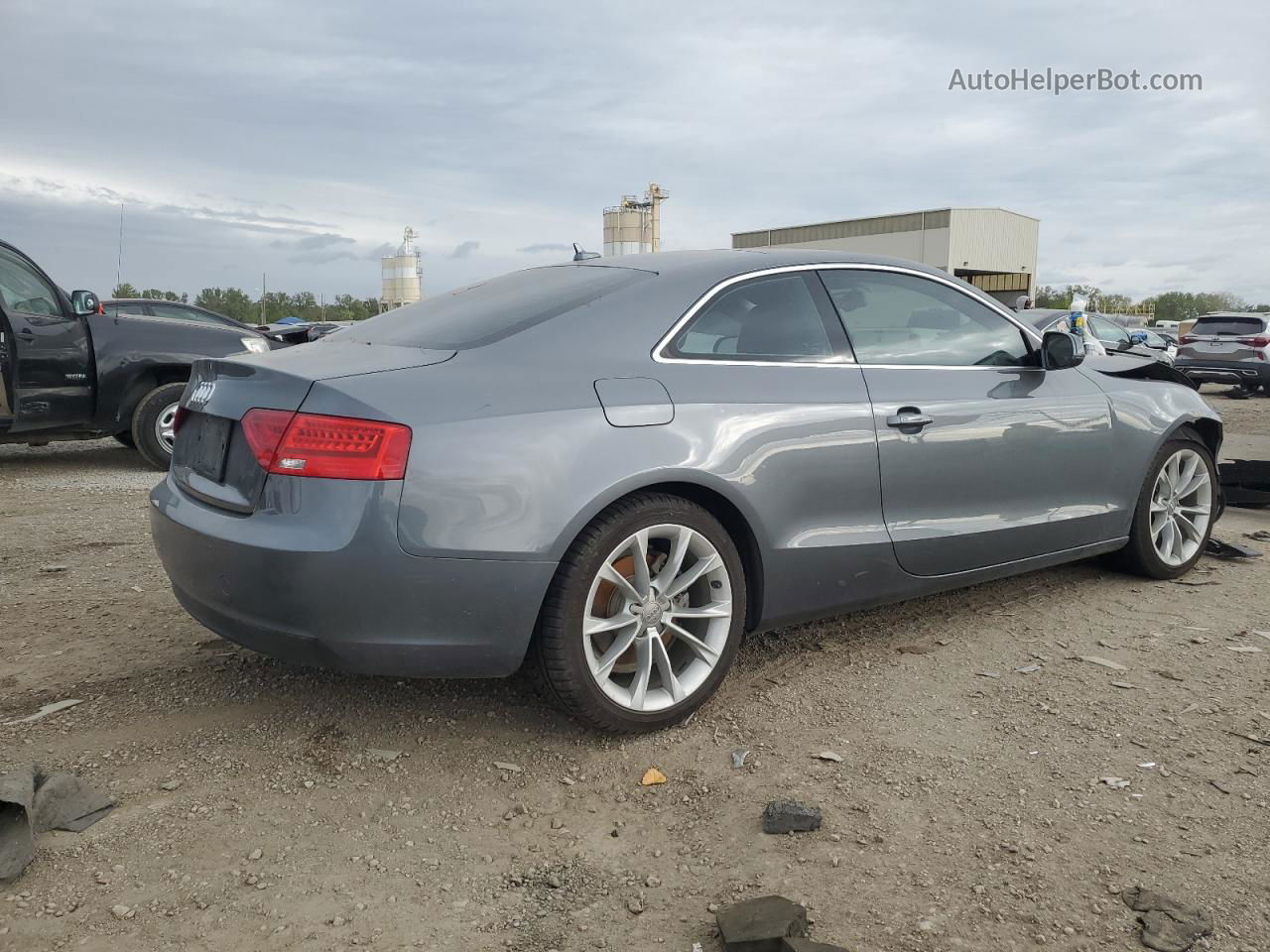 2014 Audi A5 Premium Plus Серый vin: WAURFAFR0EA052146