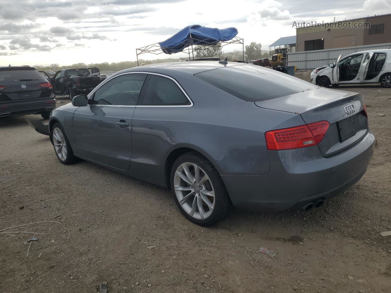 2014 Audi A5 Premium Plus Серый vin: WAURFAFR0EA052146