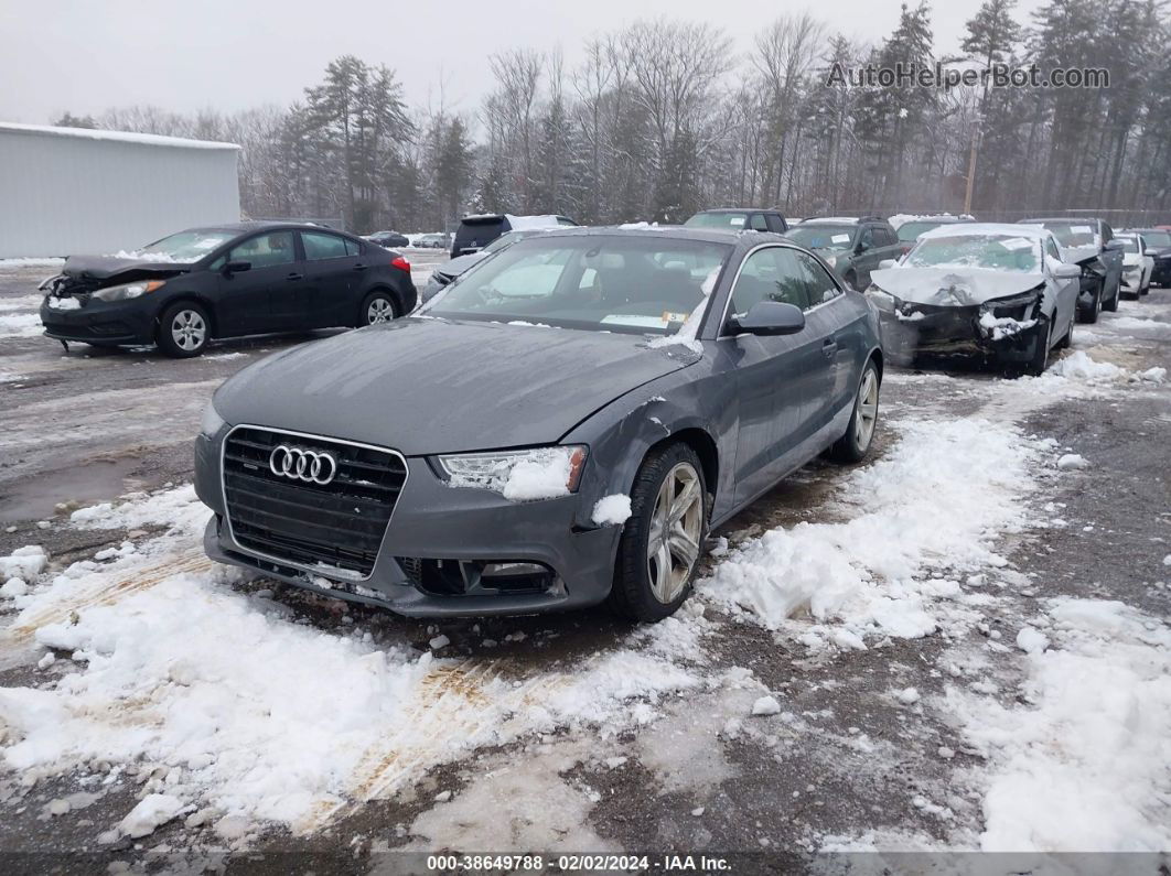 2014 Audi A5 2.0t Premium Gray vin: WAURFAFR4EA057818