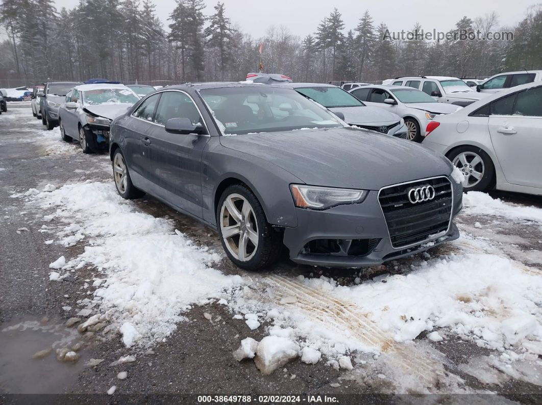 2014 Audi A5 2.0t Premium Серый vin: WAURFAFR4EA057818