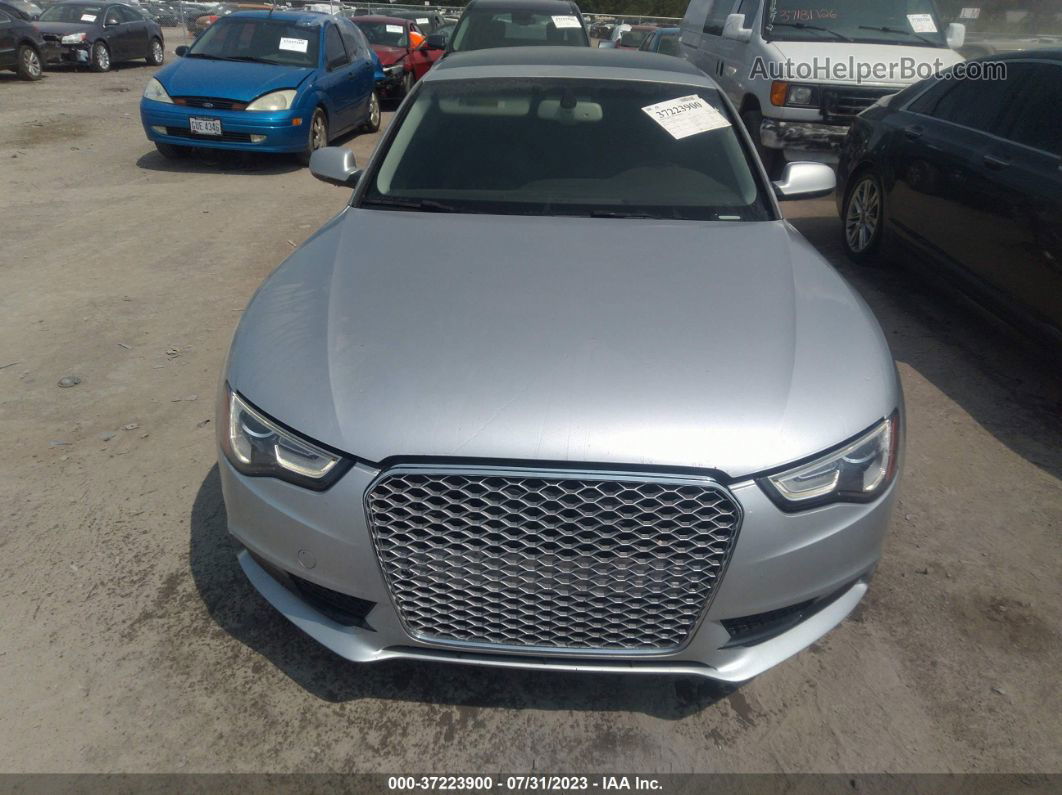 2014 Audi A5 Premium Plus Silver vin: WAURFAFR8EA001266