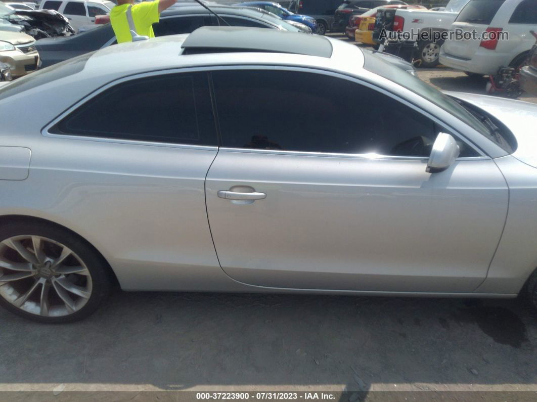 2014 Audi A5 Premium Plus Silver vin: WAURFAFR8EA001266