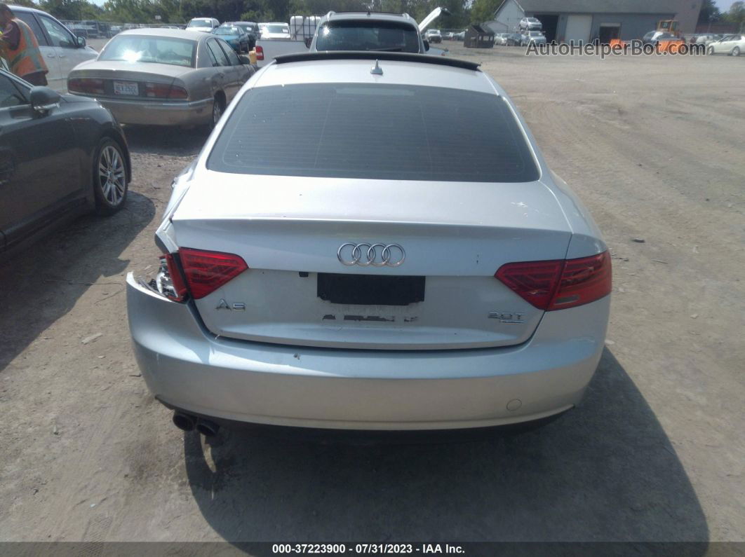 2014 Audi A5 Premium Plus Silver vin: WAURFAFR8EA001266