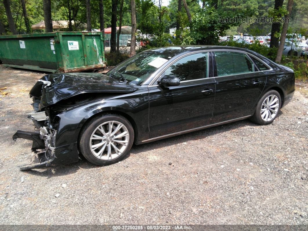 2014 Audi A8 L 3.0t Black vin: WAURGAFD0EN002311