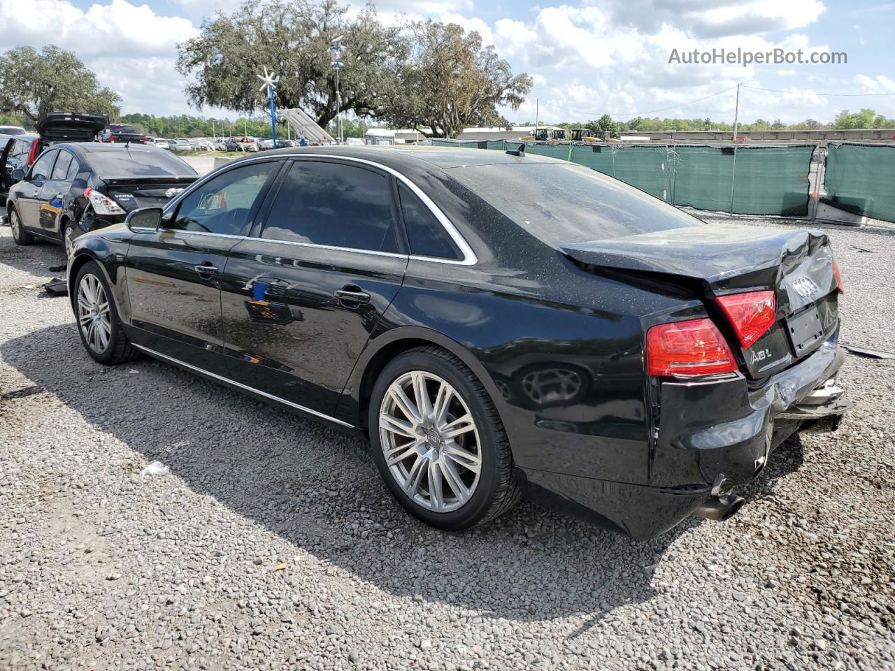 2014 Audi A8 L Quattro Черный vin: WAURGAFD0EN006147