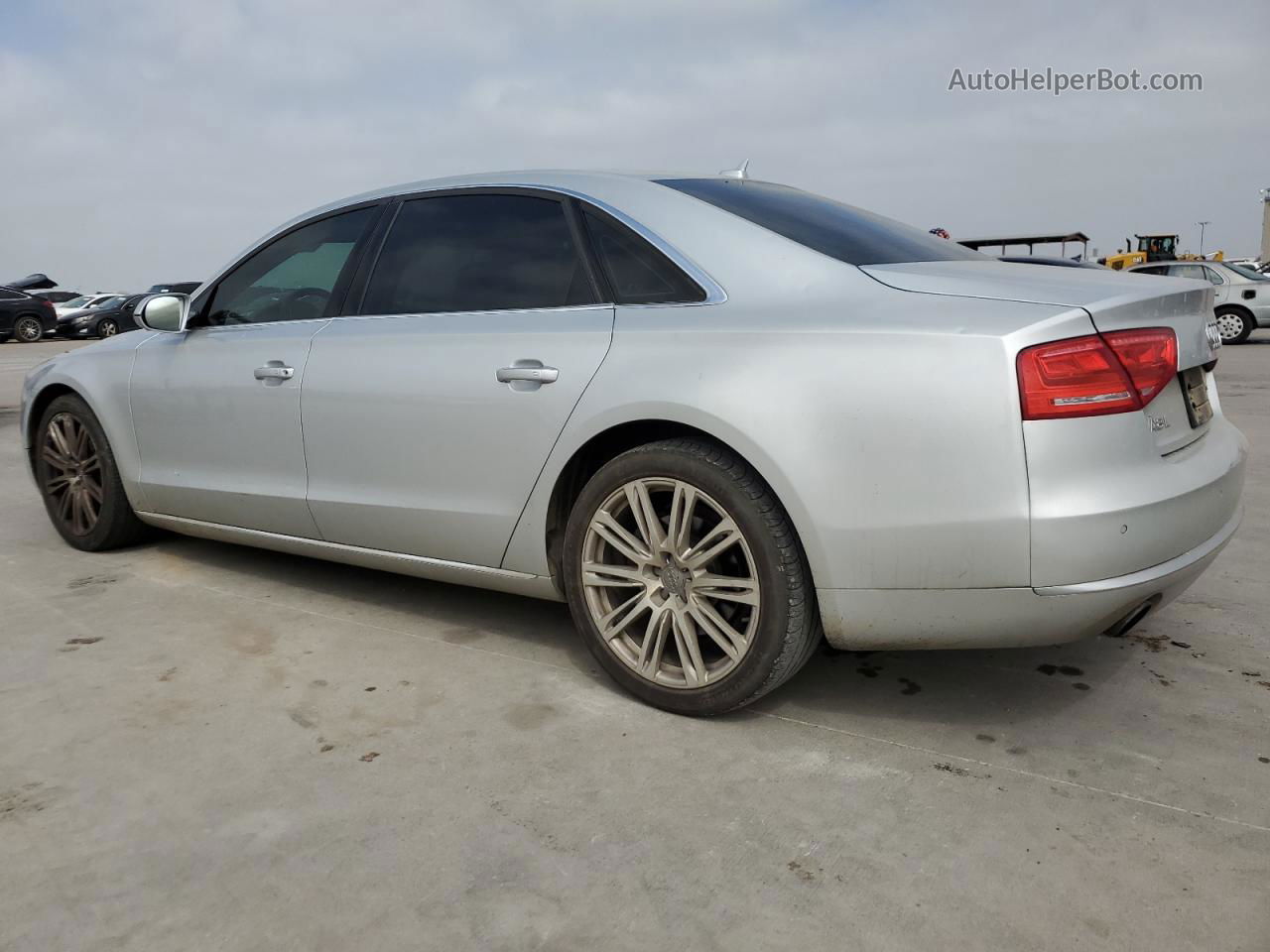 2014 Audi A8 L Quattro Silver vin: WAURGAFD0EN011252