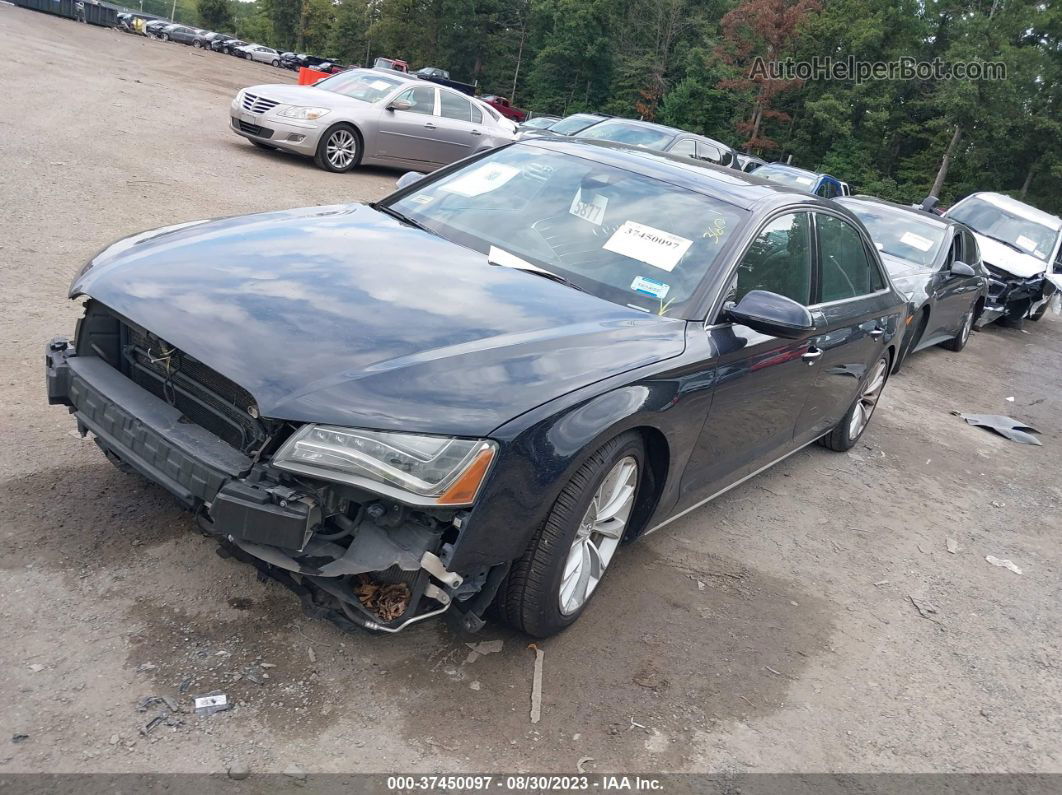 2014 Audi A8 L 3.0t Blue vin: WAURGAFD1EN003080