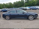 2014 Audi A8 L 3.0t Blue vin: WAURGAFD1EN003080