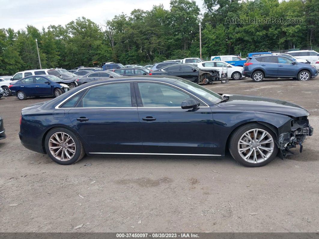 2014 Audi A8 L 3.0t Blue vin: WAURGAFD1EN003080