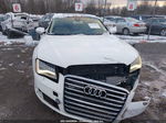 2014 Audi A8 L 3.0t White vin: WAURGAFD1EN005427