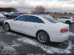 2014 Audi A8 L 3.0t White vin: WAURGAFD1EN005427