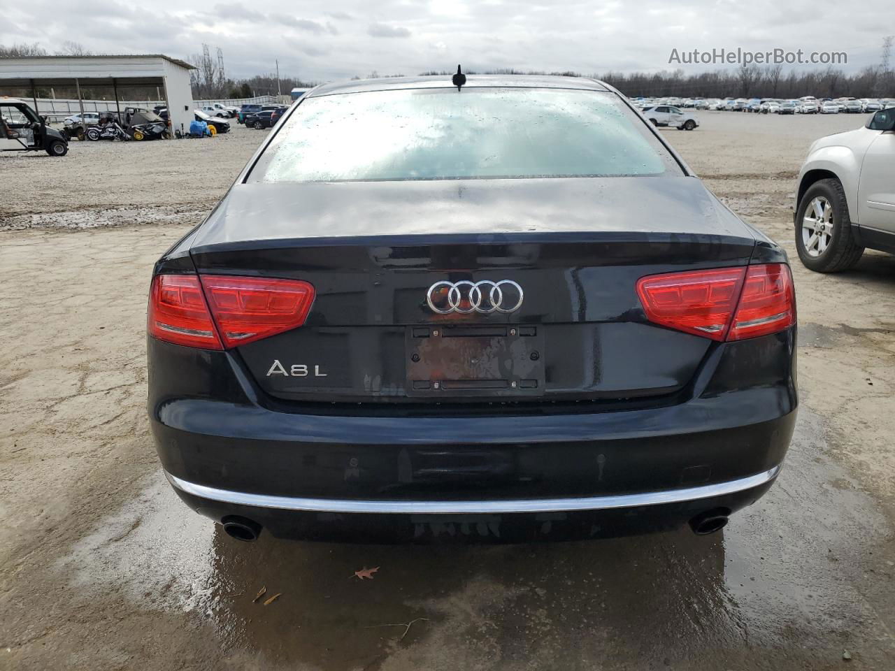 2014 Audi A8 L Quattro Черный vin: WAURGAFD2EN007686