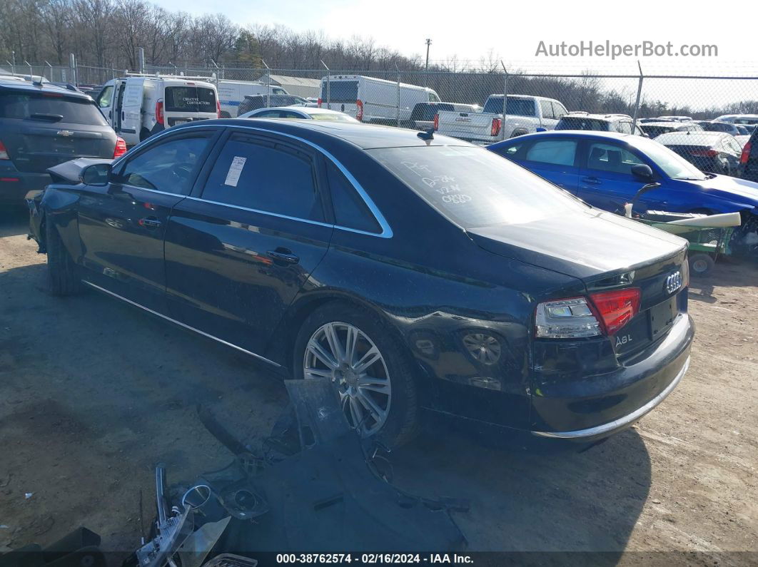 2014 Audi A8 L 3.0t Black vin: WAURGAFD2EN010880