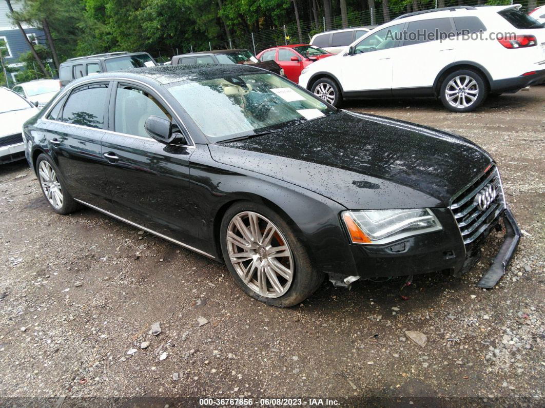 2014 Audi A8 L 3.0t Black vin: WAURGAFD2EN014413