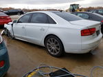 2014 Audi A8 L Quattro White vin: WAURGAFD3EN003176