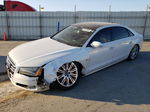 2014 Audi A8 L Quattro White vin: WAURGAFD3EN008992