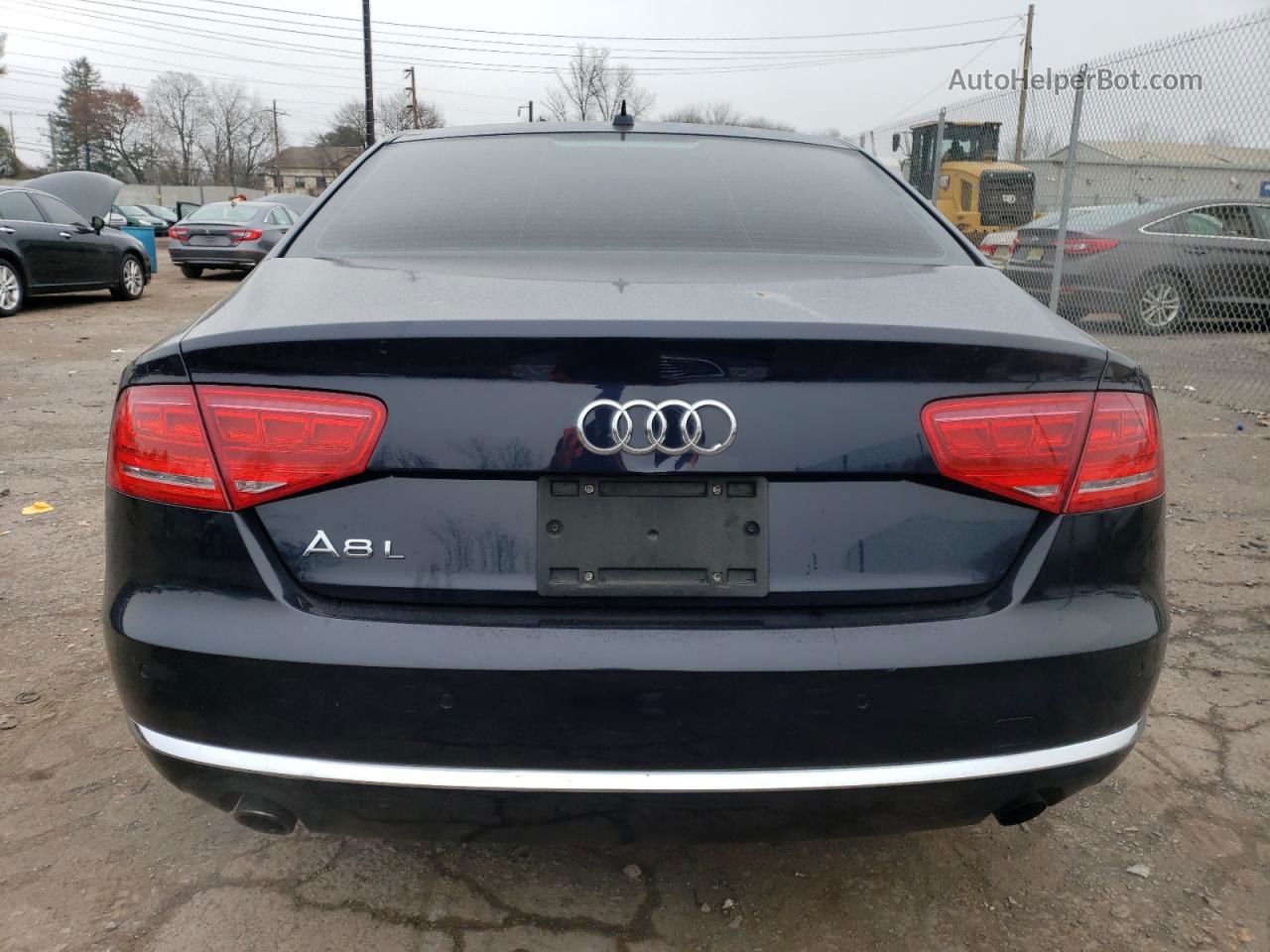 2014 Audi A8 L Quattro Black vin: WAURGAFD5EN002837