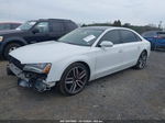 2014 Audi A8 L 3.0t White vin: WAURGAFD5EN004569