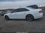 2014 Audi A8 L 3.0t White vin: WAURGAFD5EN004569