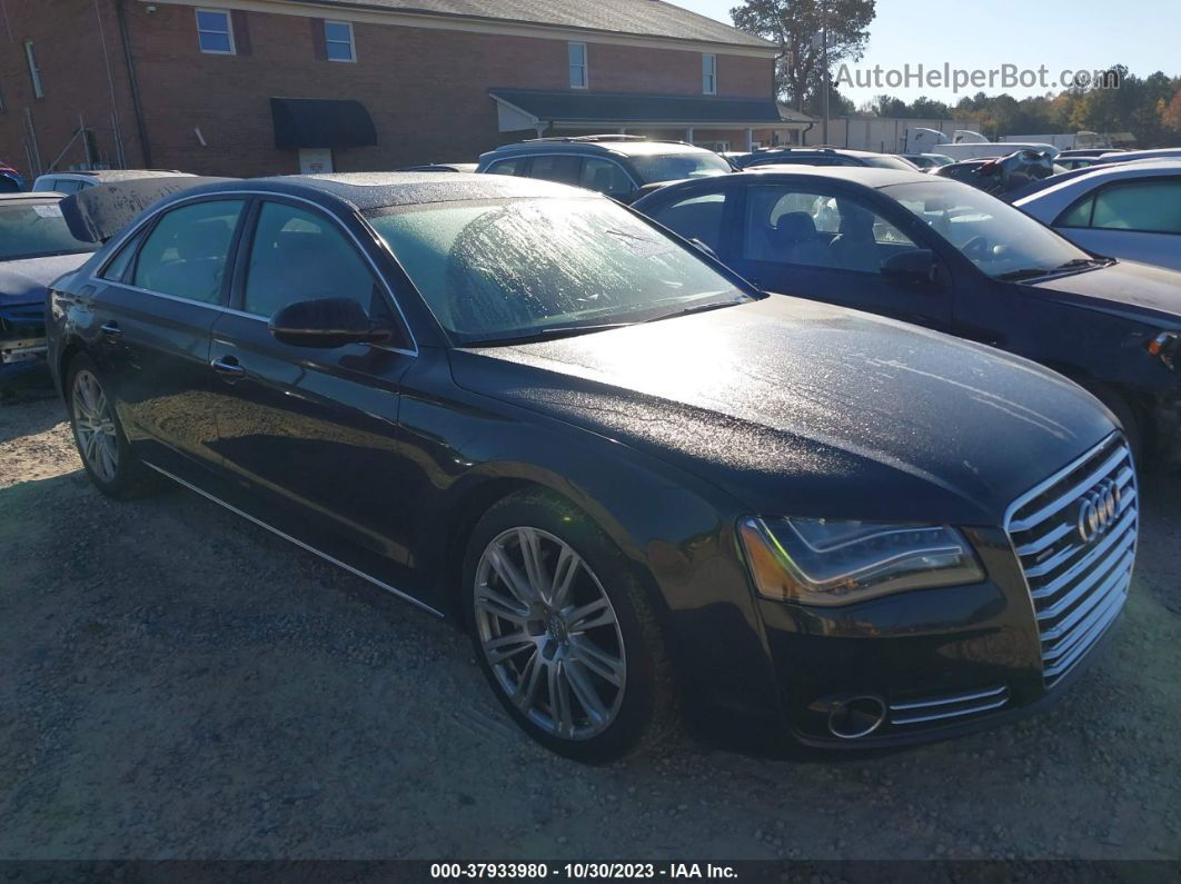 2014 Audi A8 L 3.0t Black vin: WAURGAFD5EN005785