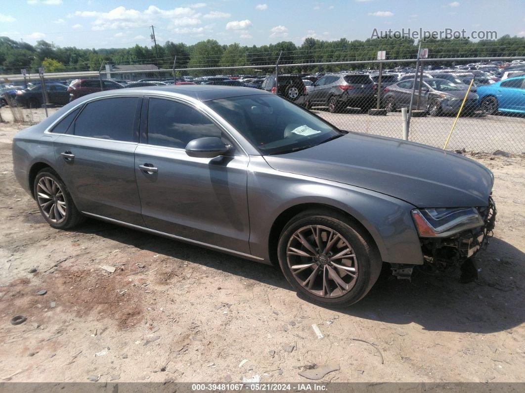 2014 Audi A8 L 3.0t Gray vin: WAURGAFD7EN012138