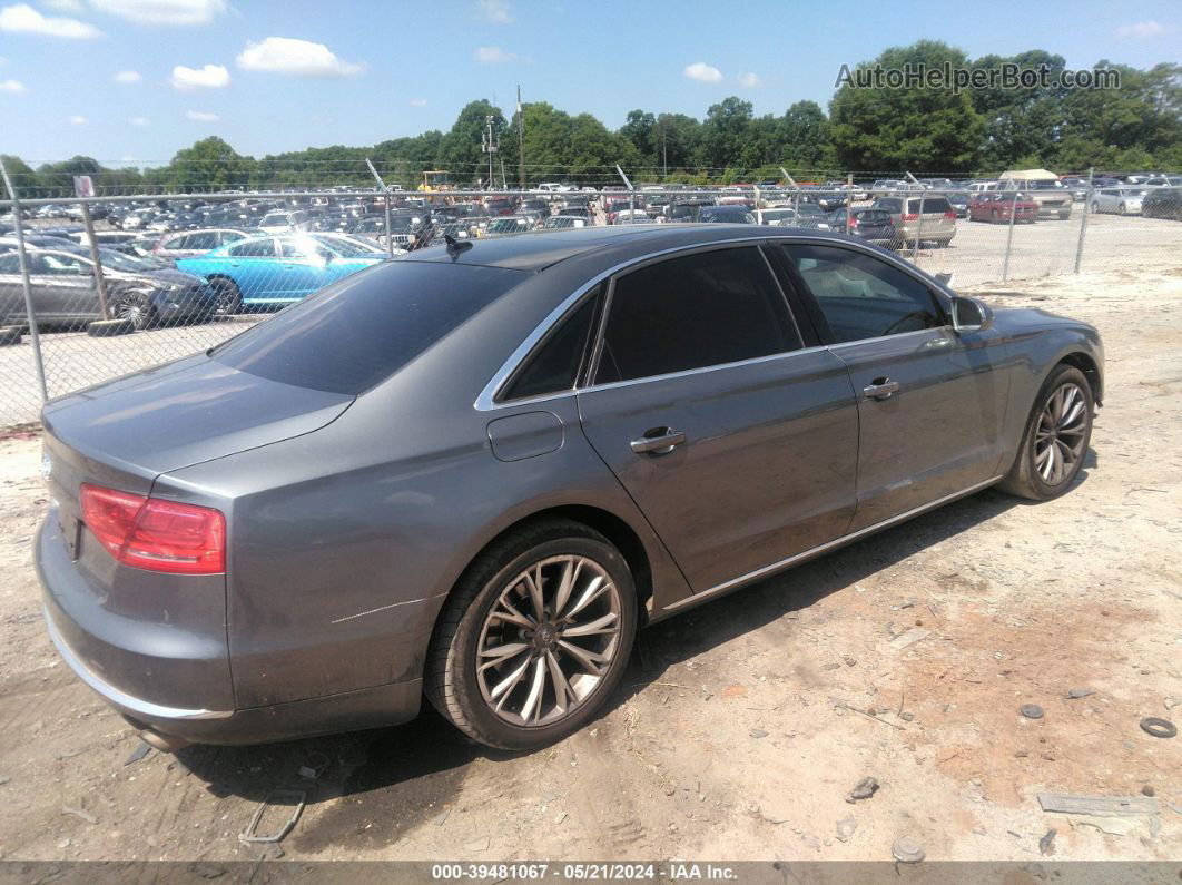 2014 Audi A8 L 3.0t Gray vin: WAURGAFD7EN012138