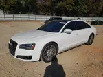 2014 Audi A8 L Quattro White vin: WAURGAFD8EN005280