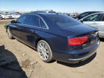 2014 Audi A8 L Quattro Blue vin: WAURGAFD8EN006249