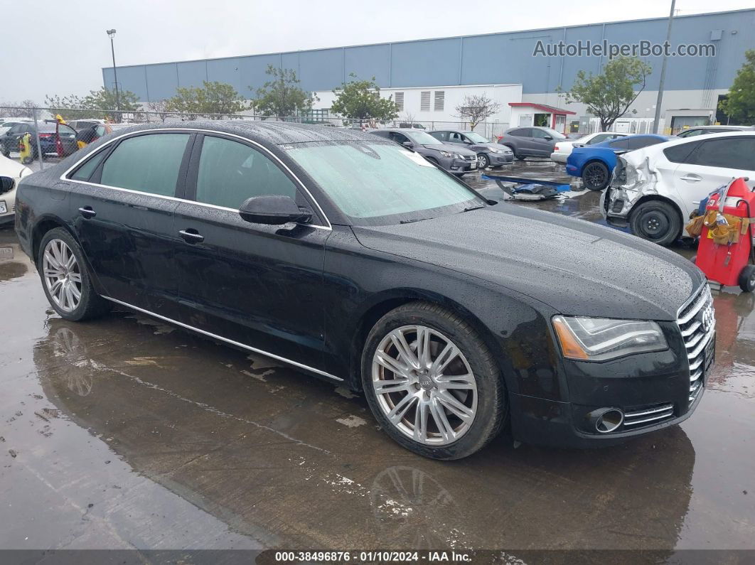 2014 Audi A8 L 3.0t Black vin: WAURGAFD8EN007076