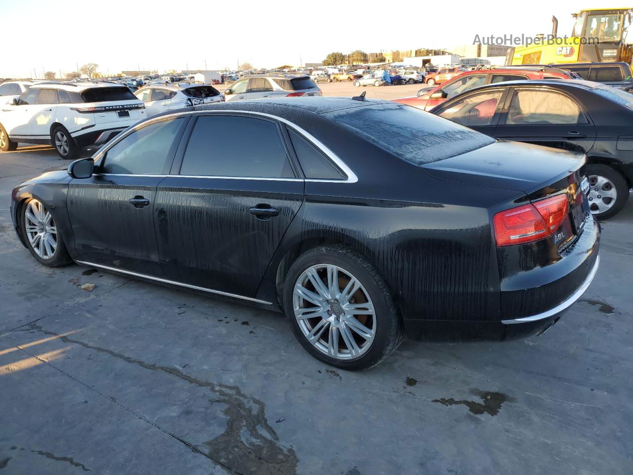 2014 Audi A8 L Quattro Black vin: WAURGAFD9EN002372