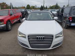 2014 Audi A8 L 3.0t White vin: WAURGAFD9EN002856