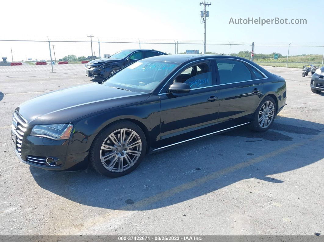 2014 Audi A8 L 3.0t Black vin: WAURGAFD9EN012304