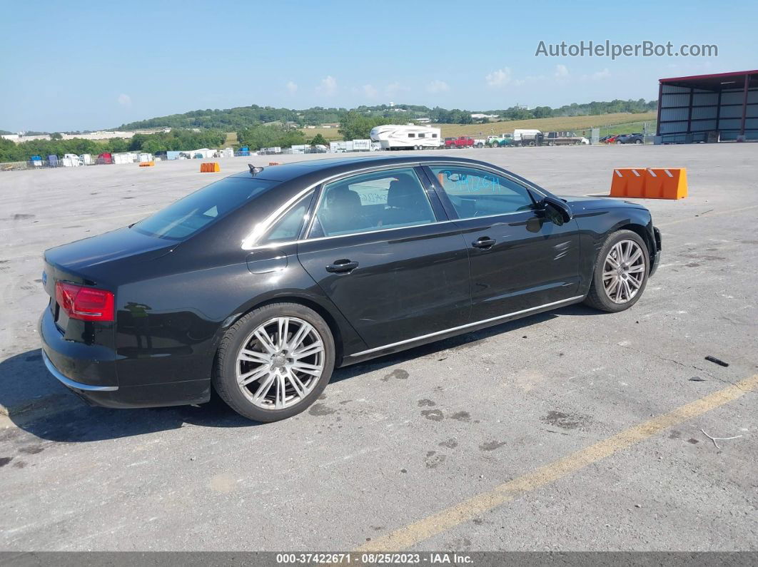 2014 Audi A8 L 3.0t Black vin: WAURGAFD9EN012304