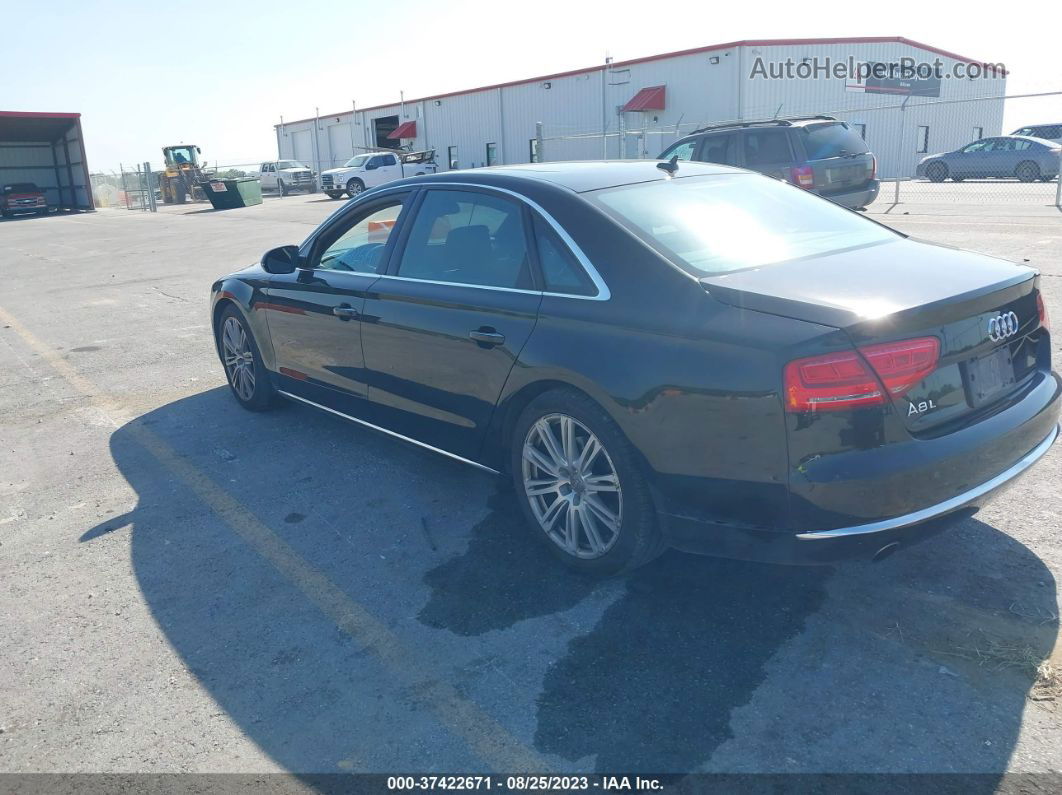 2014 Audi A8 L 3.0t Black vin: WAURGAFD9EN012304