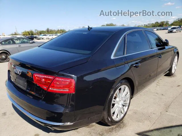 2014 Audi A8 L Quattro Black vin: WAURGAFD9EN012965