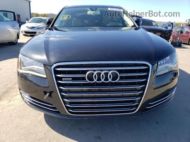 2014 Audi A8 L Quattro Черный vin: WAURGAFD9EN012965