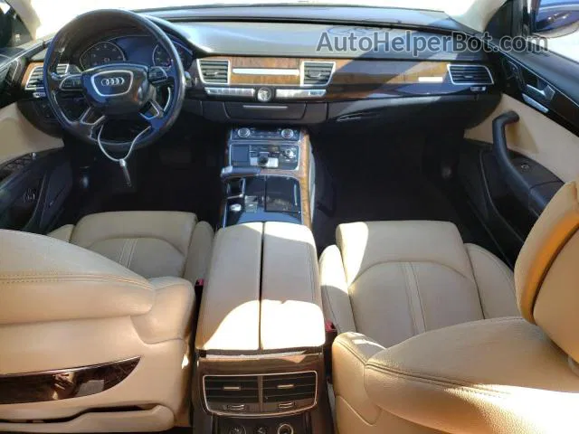 2014 Audi A8 L Quattro Черный vin: WAURGAFD9EN012965