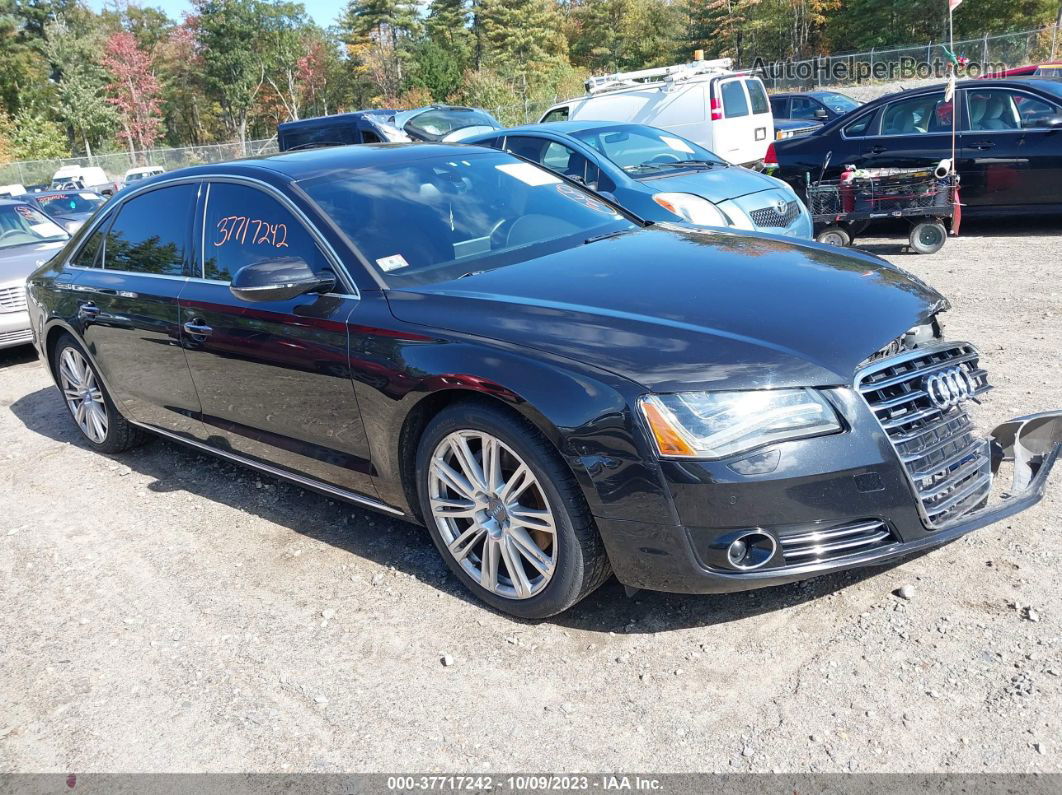 2014 Audi A8 L 3.0t Black vin: WAURGAFDXEN003868