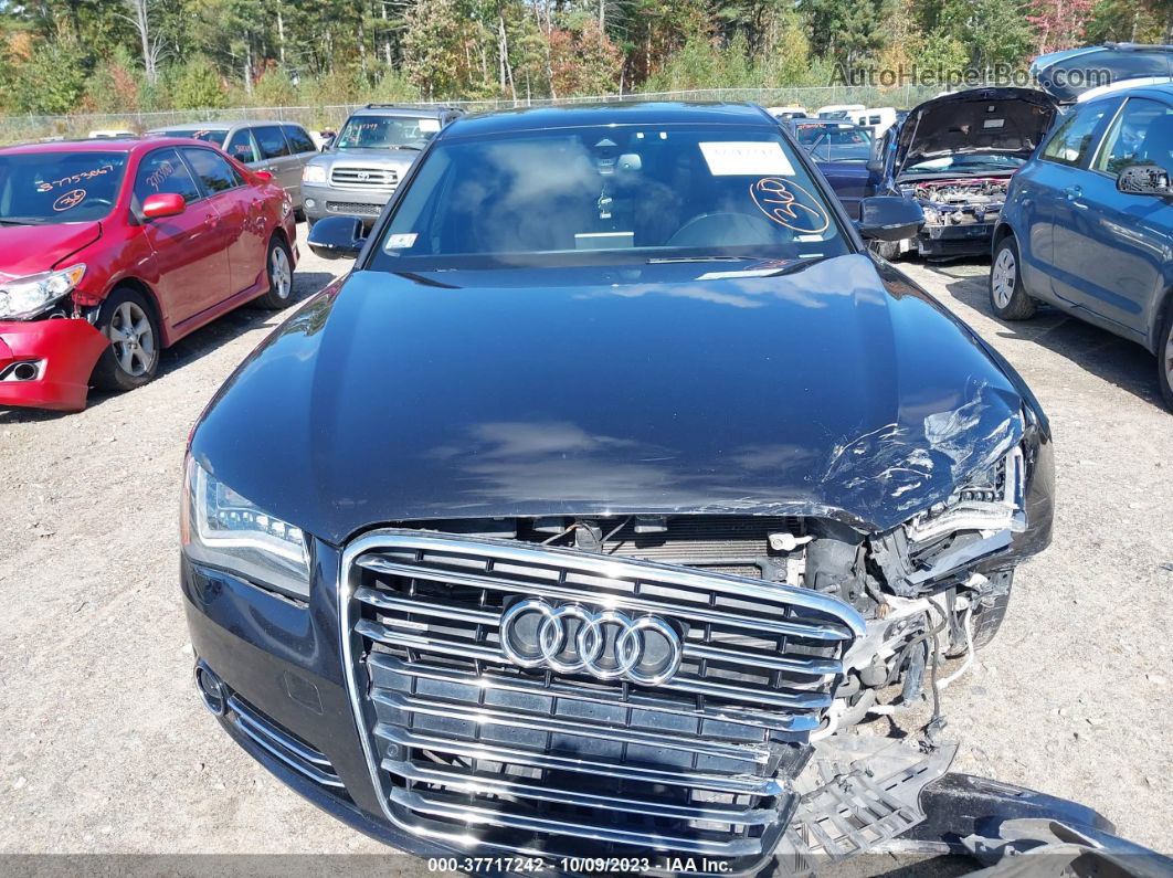 2014 Audi A8 L 3.0t Black vin: WAURGAFDXEN003868