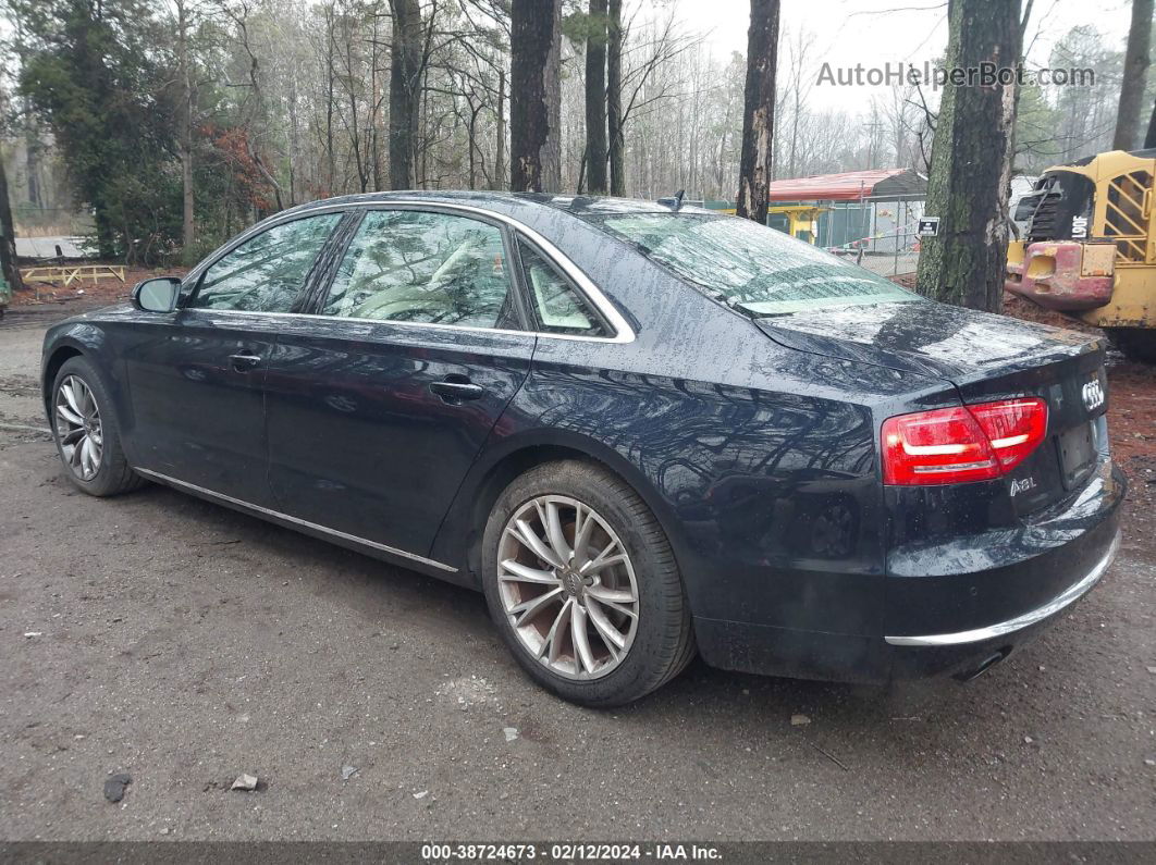 2014 Audi A8 L 3.0t Dark Blue vin: WAURGAFDXEN006592