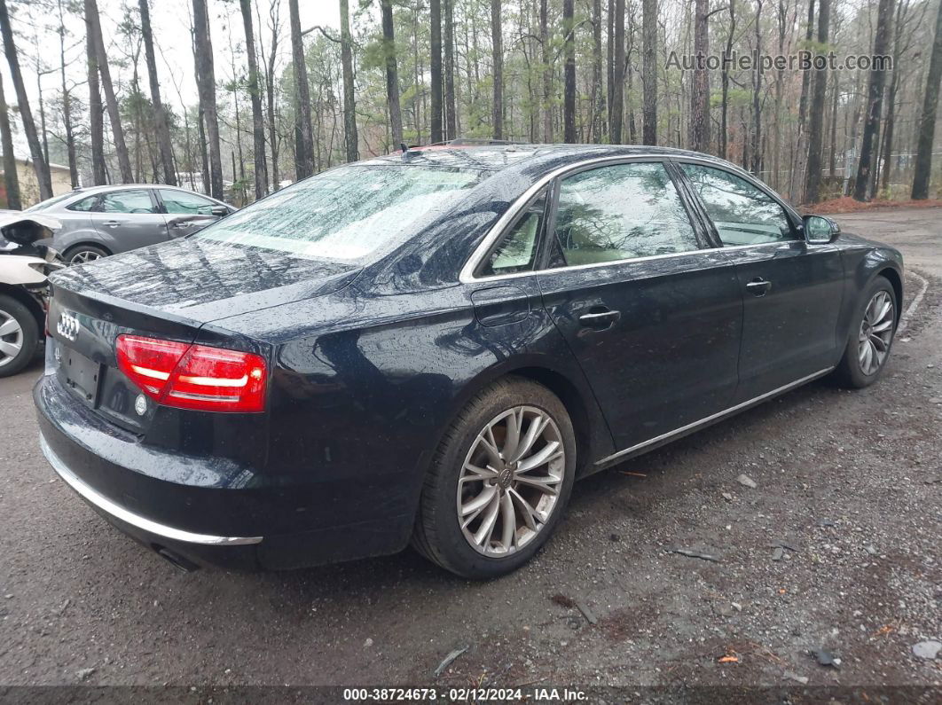 2014 Audi A8 L 3.0t Dark Blue vin: WAURGAFDXEN006592