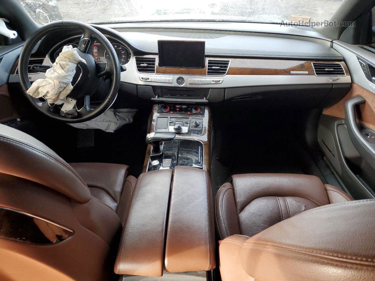 2014 Audi A8 L Quattro Черный vin: WAURGAFDXEN009444