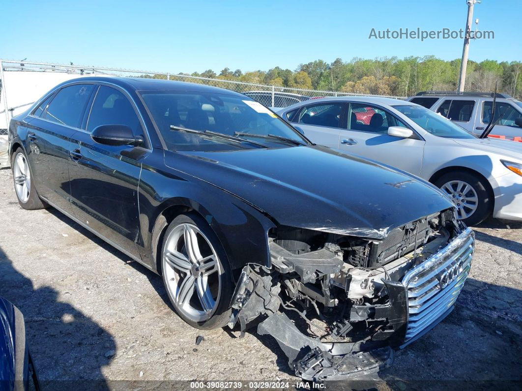 2014 Audi A8 L 3.0t Black vin: WAURGAFDXEN014286