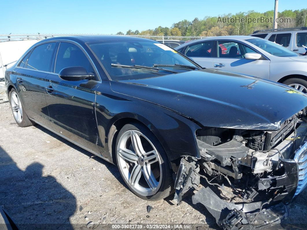 2014 Audi A8 L 3.0t Black vin: WAURGAFDXEN014286