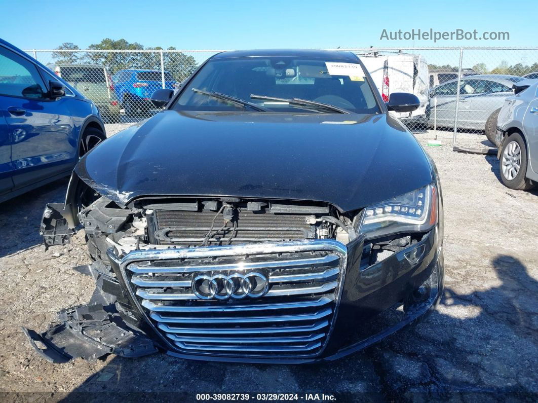 2014 Audi A8 L 3.0t Черный vin: WAURGAFDXEN014286