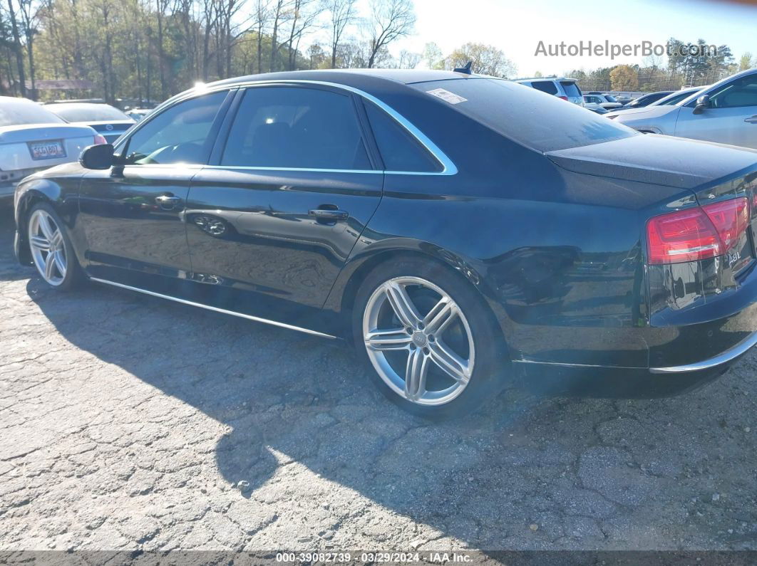 2014 Audi A8 L 3.0t Black vin: WAURGAFDXEN014286