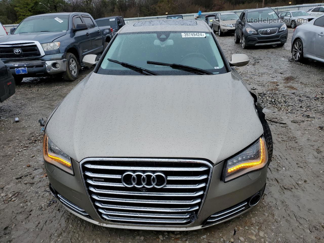 2014 Audi A8 L Tdi Quattro Gold vin: WAURMAFD0EN001300